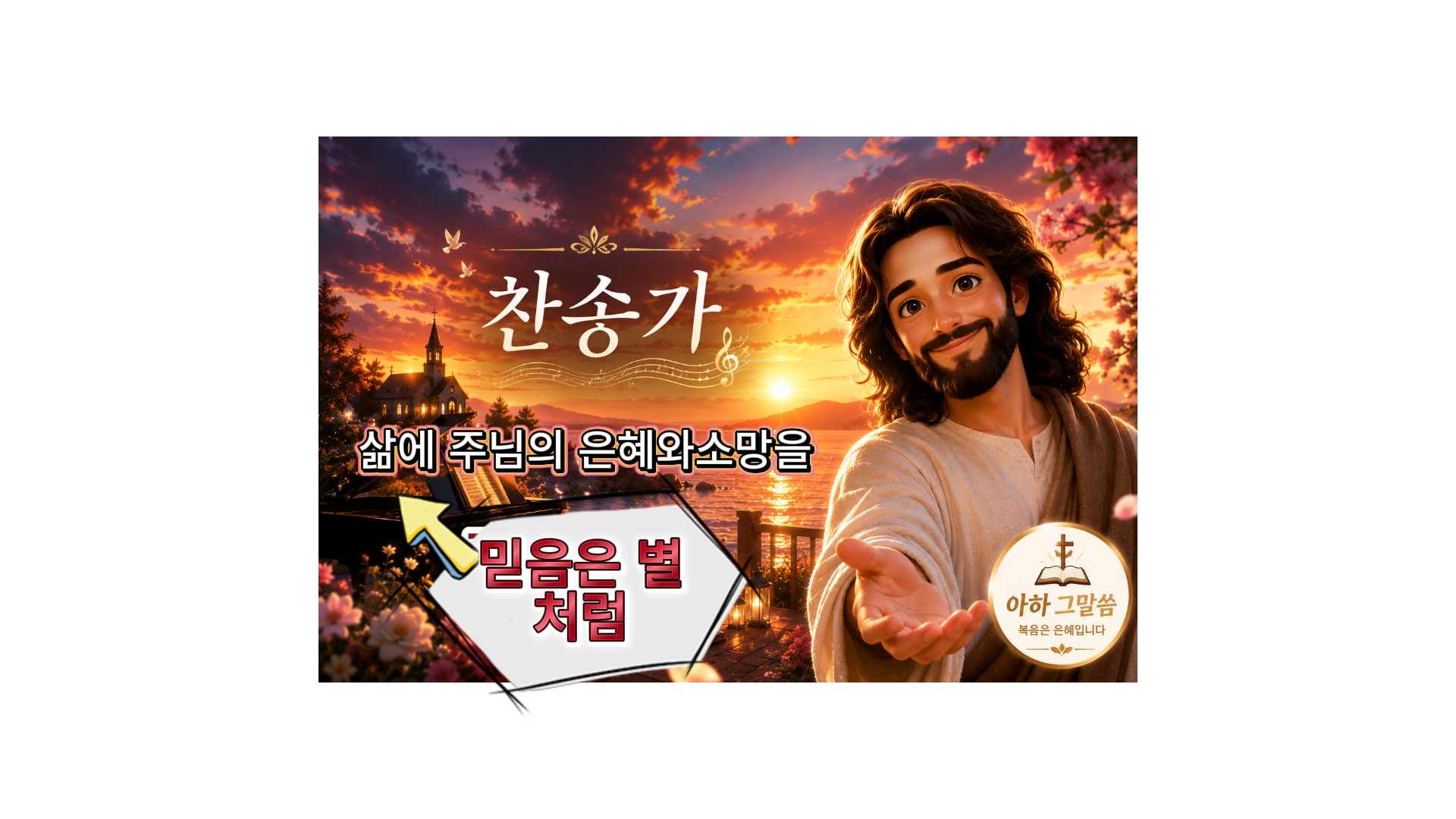 어둠 속에서 더 빛나는 십자가 사랑 — 찬양 ‘믿음은 별처럼’