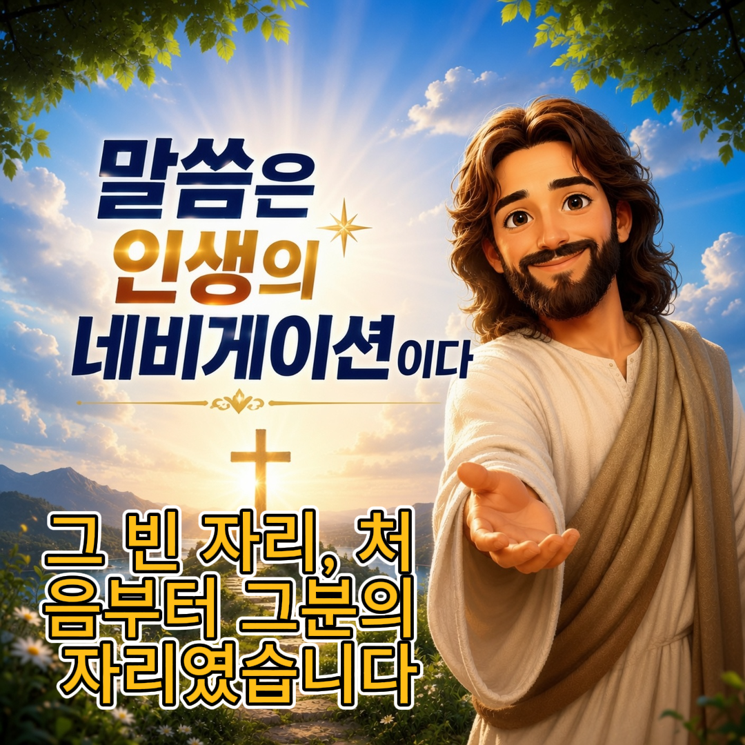 로마서 8장 1절 — 그 빈 자리의 주인이 누구인지 알게 된 날