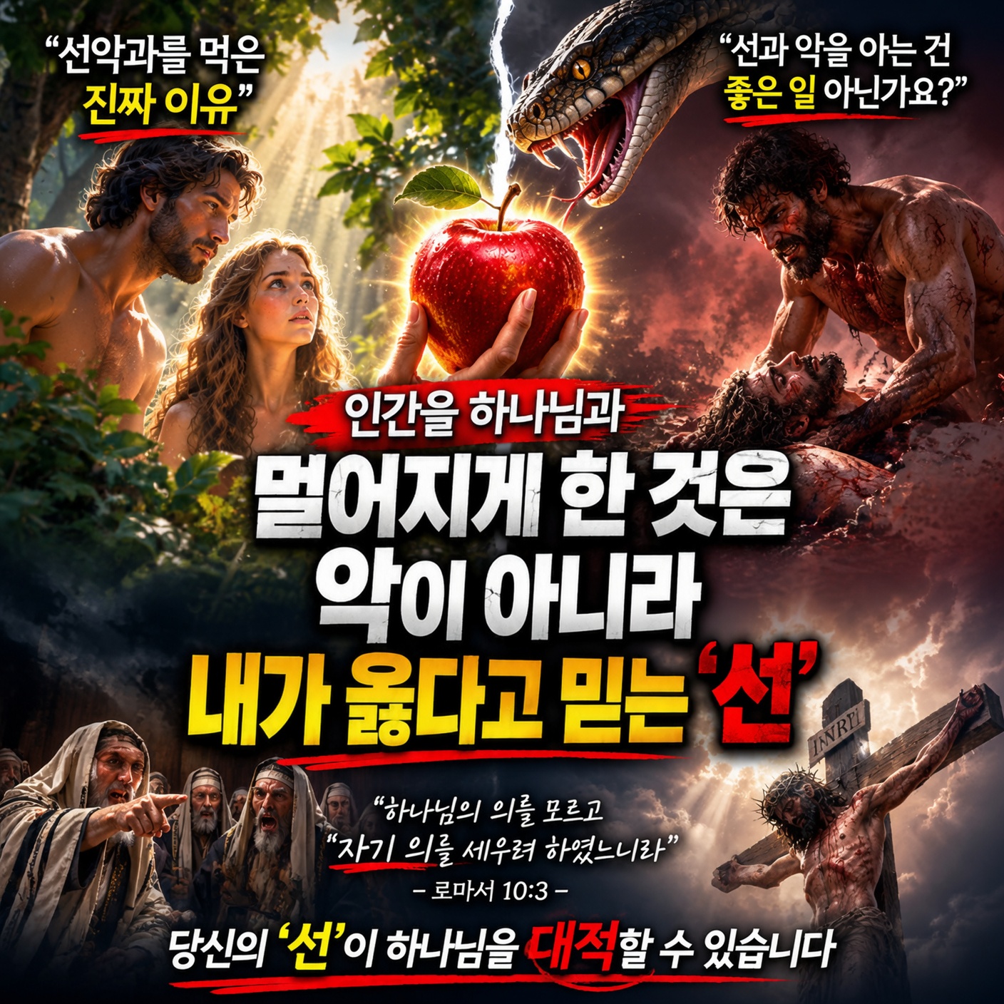 선악과-악이 아닌 선악과를 먹인 1가지 이유